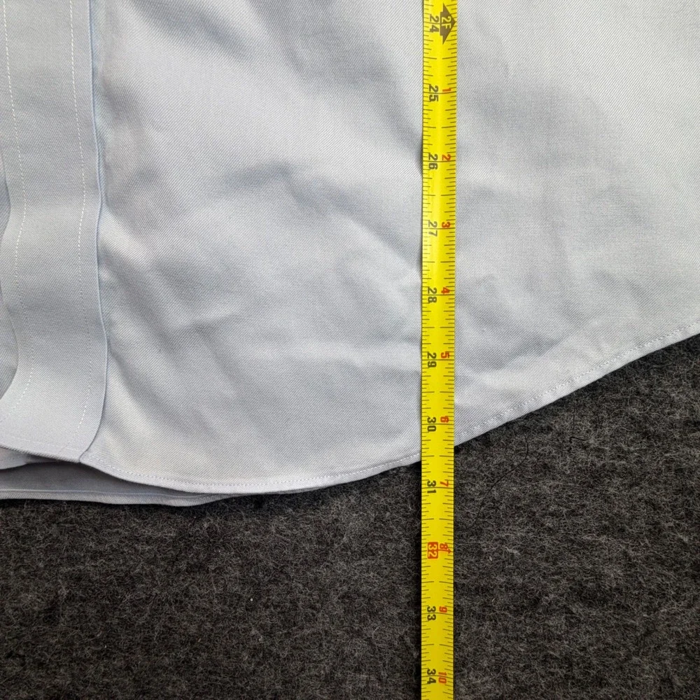 Turnbury Button Down Shirt Mens Large Light Blue‎ Non-Iron Long Sleeve Cotton